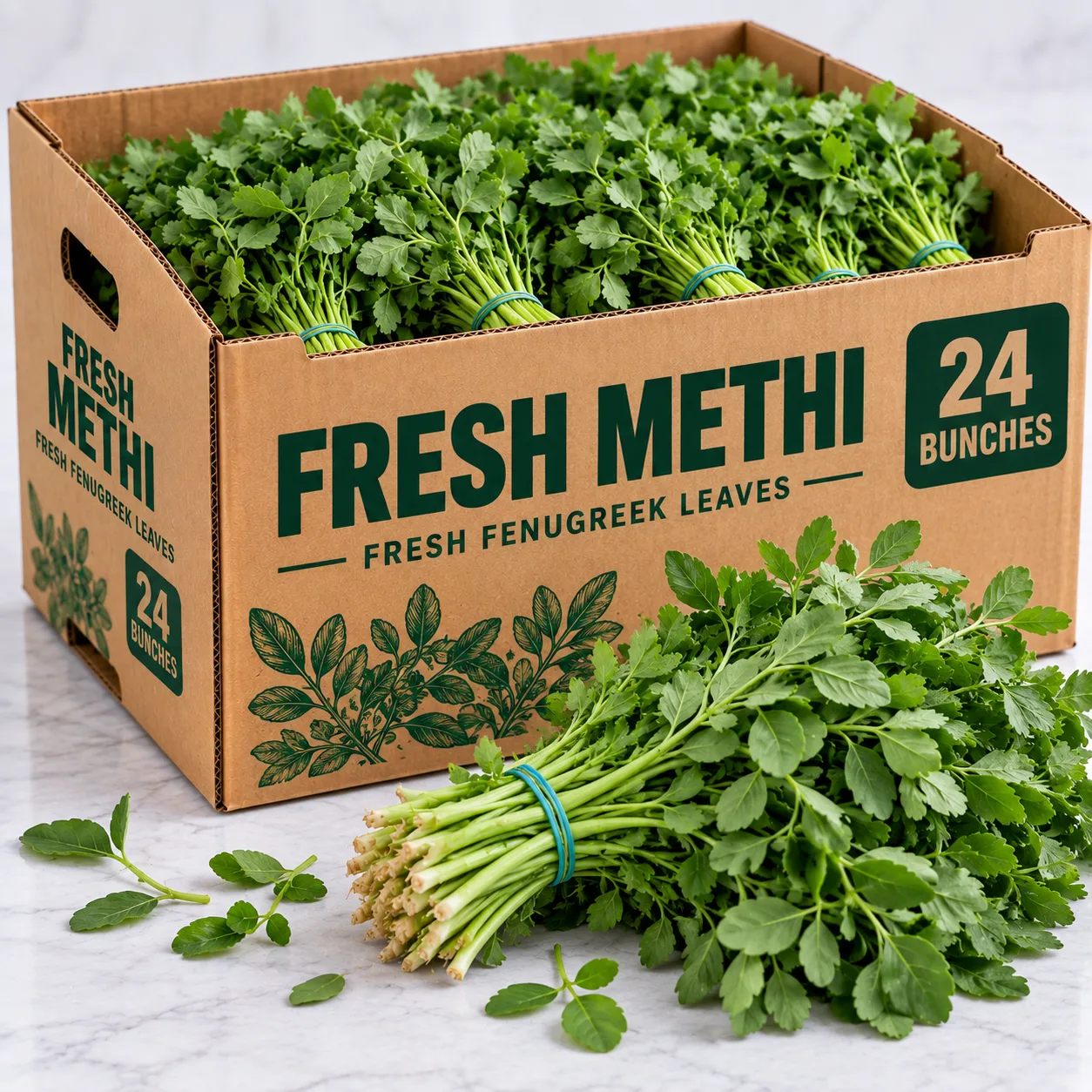 FRESH METHI BOX 24 BUNCH